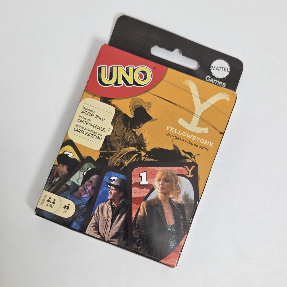 Mattel UNO Yellowstone Card Game For Kids And‎ Adults.